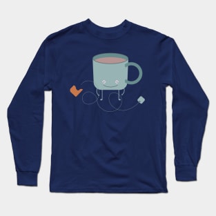 Happy tea = happy me Long Sleeve T-Shirt